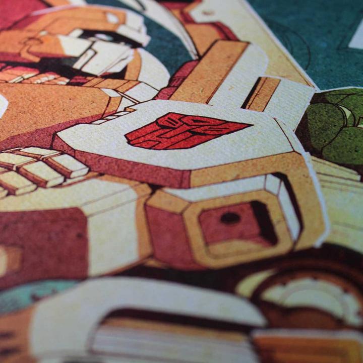 Produktbild Fanattik Transformers Kunstdruck Optimus Prime Limited Edition 42 x 30 cm (30 x 42 cm)