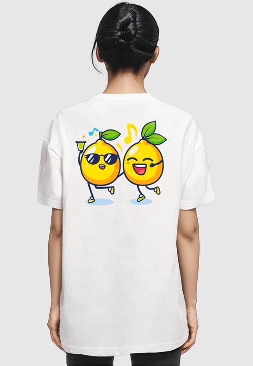 Produktbild Merchcode Ladies Lemon Party Oversized Tee - 170183 (L)