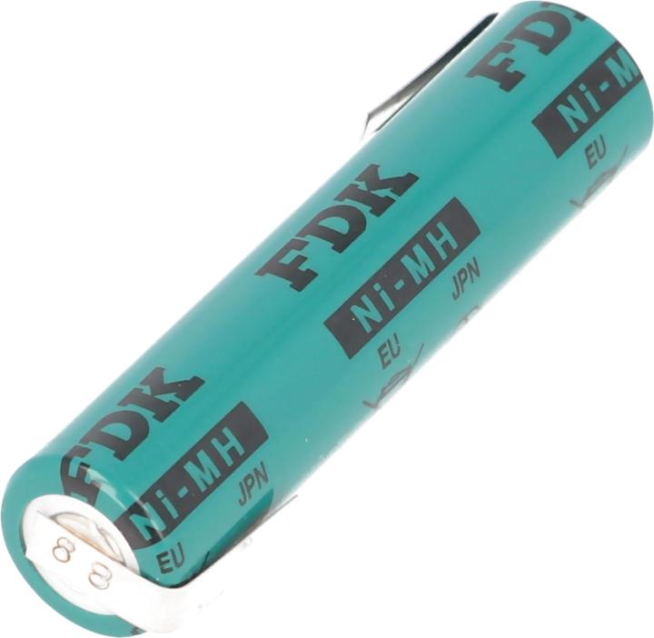 Image du produit FDK Accu Sanyo HR-AAAU Accu NiMH Micro AAA Flattop avec languette à souder en forme de Z (AAA, 730 mAh)
