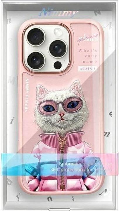 Image du produit Prestigio Nimmy case iPhone 16 Pro 6.3" pink Cool&Cute 2.0 Cat (Apple iPhone 16 Pro)