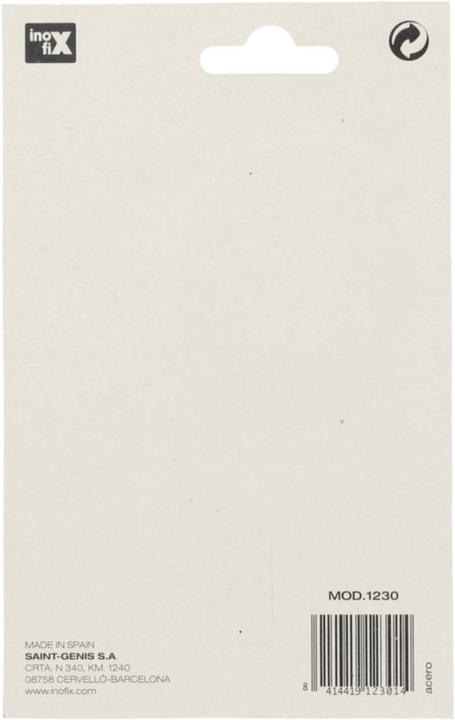 Immagine prodotto Inofix Gancio di aspirazione Bill, argento, 2 pezzi (1 kg)