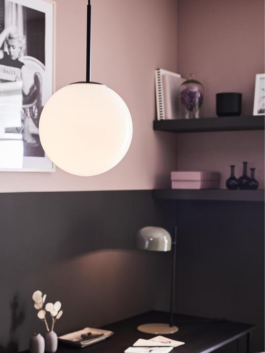 Image du produit Markslöjd Suspension Dione, Ø 25 cm, E14, blanc/noir (E14)