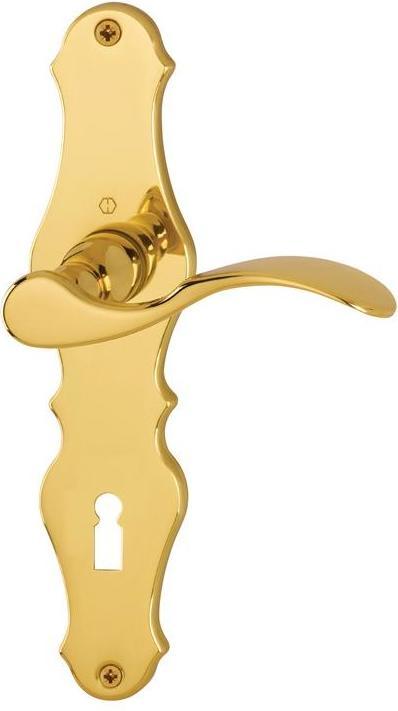 Actual product image Hoppe Long plate set Weimar M112SLN/2007 Brass F73 PZ 72 mm DIN left / right (Door plate set)