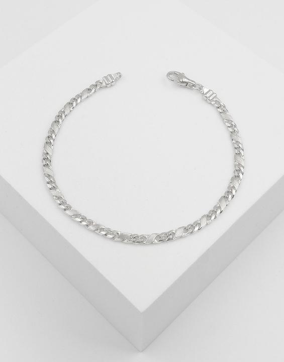 Image du produit Muau Chaîne de 8 (19 cm, Or blanc 750)