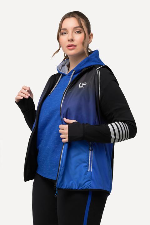 Produktbild Ulla Popken 2-in-1-Funktionsjacke, Ärmel abnehmbar, Weste, Reflektor (42, 44)