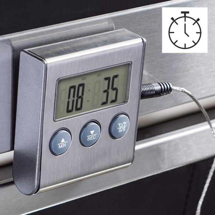 Produktbild Xavax Back-/Bratenthermometer Digitales Bratenthermometer mit Timer, Kabelsensor