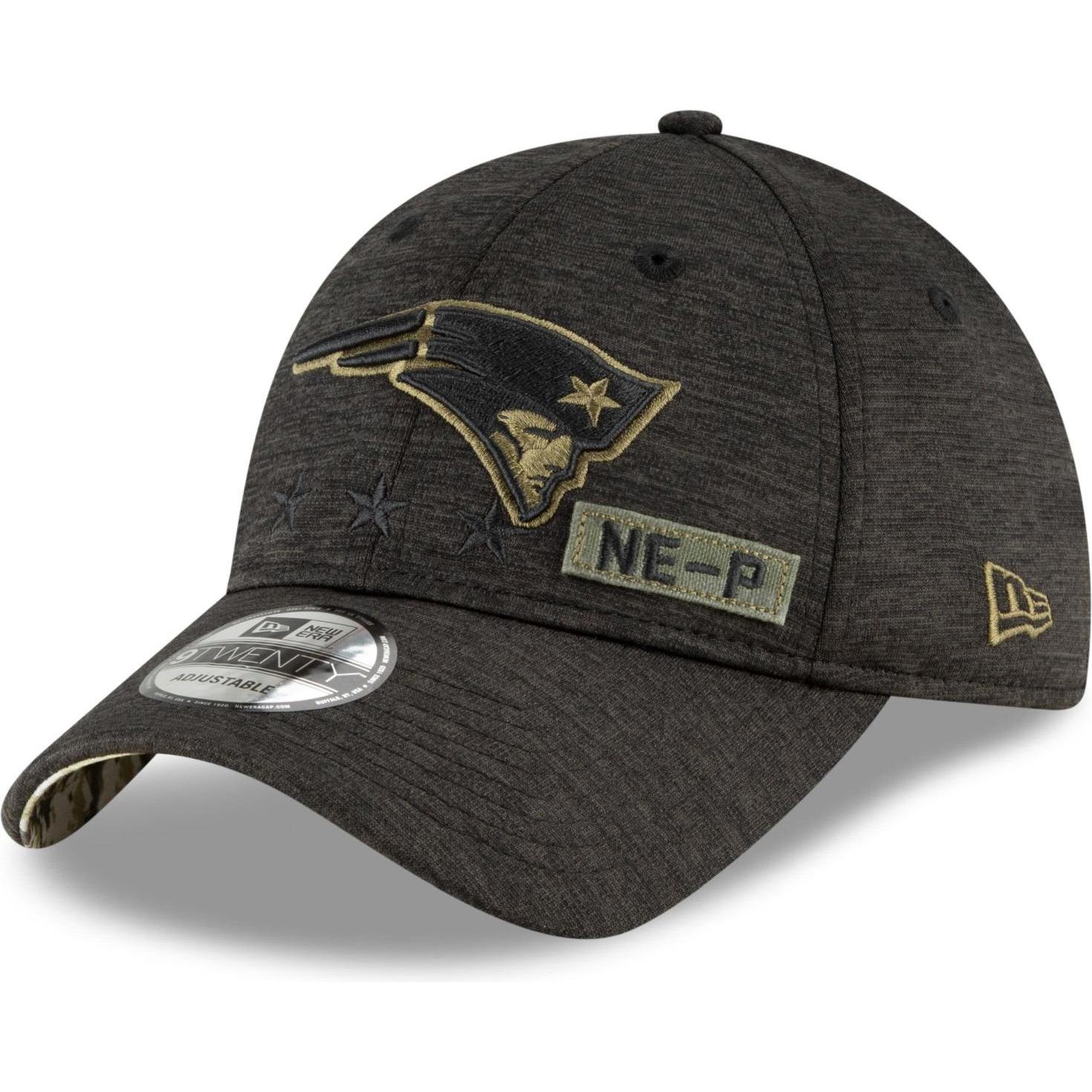 New Era, Herren, Cap, 9Twenty Salute To Service 2020 NFL Teams, Schwarz, (One Size)