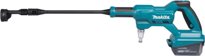 Actual product image Makita DHW 180 RM1 cordless pressure washer 18 V 24 bar + 1x rechargeable battery 4.0 Ah + charger (Rechargeable battery operated)