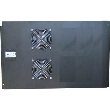 Thumbnail - Wp Roof ventilation unit with two fans, 60 cm deep., Serverschrank Zubehör, Schwarz