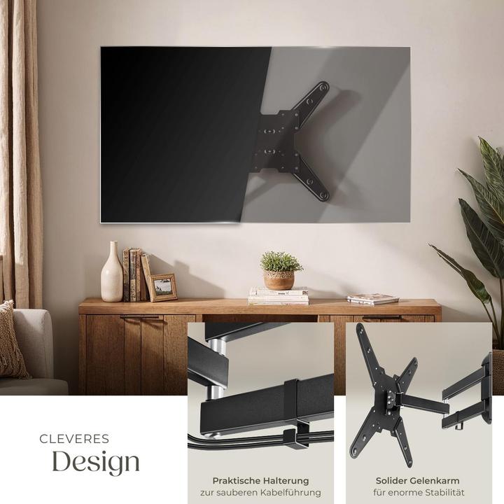 Actual product image tectake TV wall mount (Wall, 55", 100 kg)