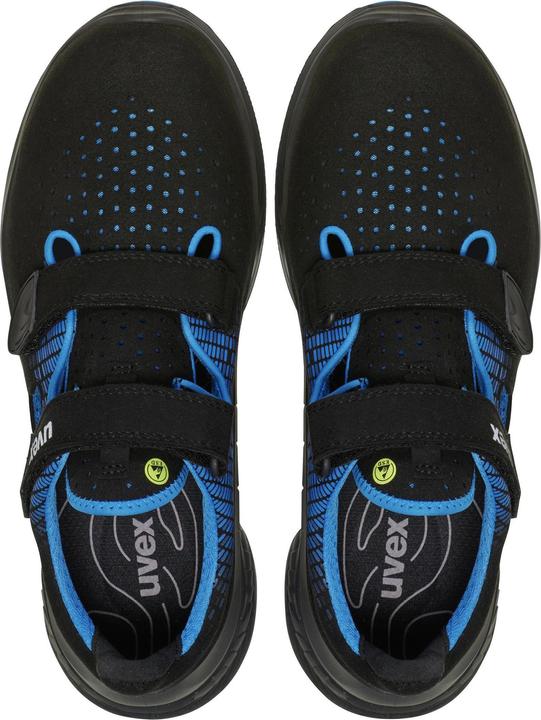 Actual product image Uvex Safety 6828750 Safety sandal S1 Shoe size (EU): 50 Blue, Black 1 pair (S1, 50)