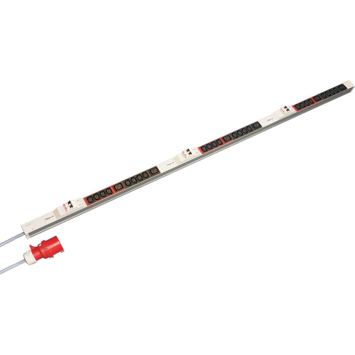 Schroff, Steckdosenleiste, Steckdosenleiste (30 x, 2 m)