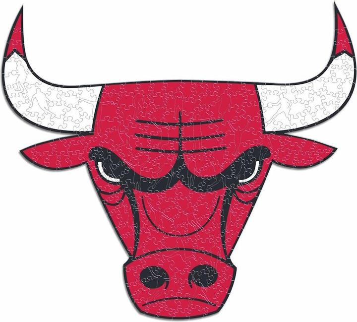 Produktbild Iconic NBA - Chicago Bulls - Logo - Holz Puzzle Grösse M (270 Teile) (270 Teile)