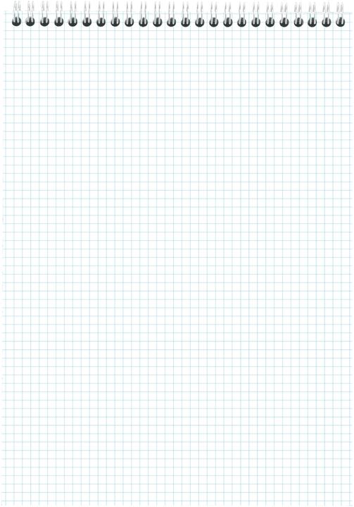 Actual product image Rhodia - Sky Blue (A4, Checked)