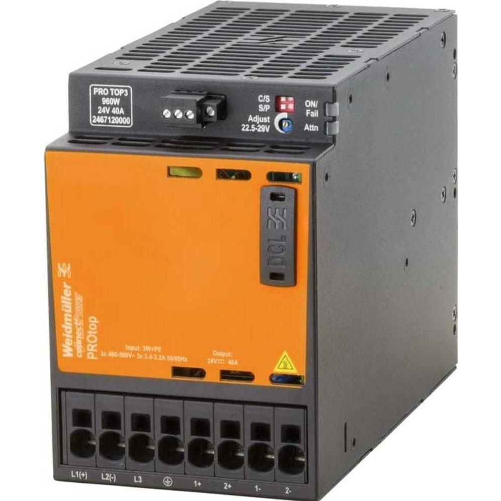 Weidmüller, Zubehör Elektroinstallation, PRO TOP3 960W 48V 20