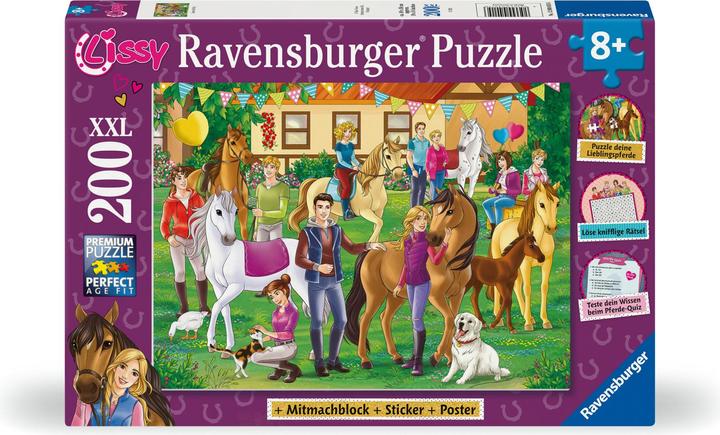 Ravensburger Children's puzzle - Lissy Activity - 200 piece activity puzzle with puzzle block, comic strip (200 pieces)