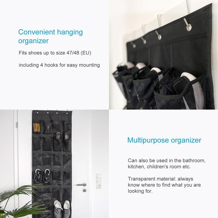 Actual product image Intirilife Shoe organiser (55.5 x 148 x 2 cm)