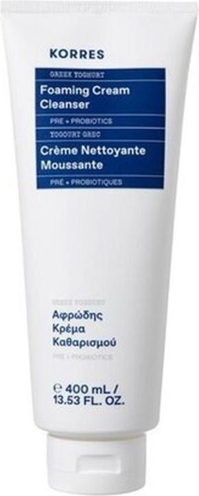 Actual product image Korres Greek Yoghurt Foaming Cream Cleanser 400Ml (Cleansing Foam, 400 ml)