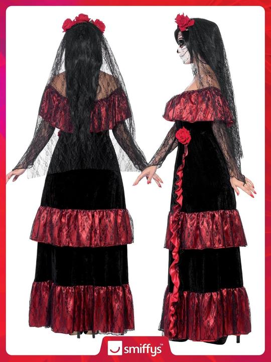 Actual product image Smiffys Day of the Dead Bride Costume (XL)