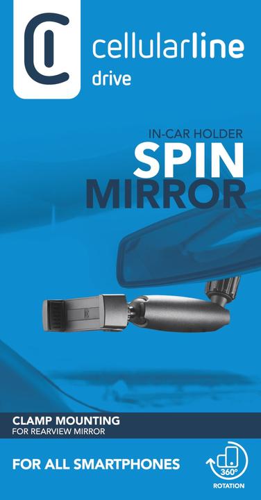 Productafbeelding Cellularline Spin Spiegel Auto Houder
