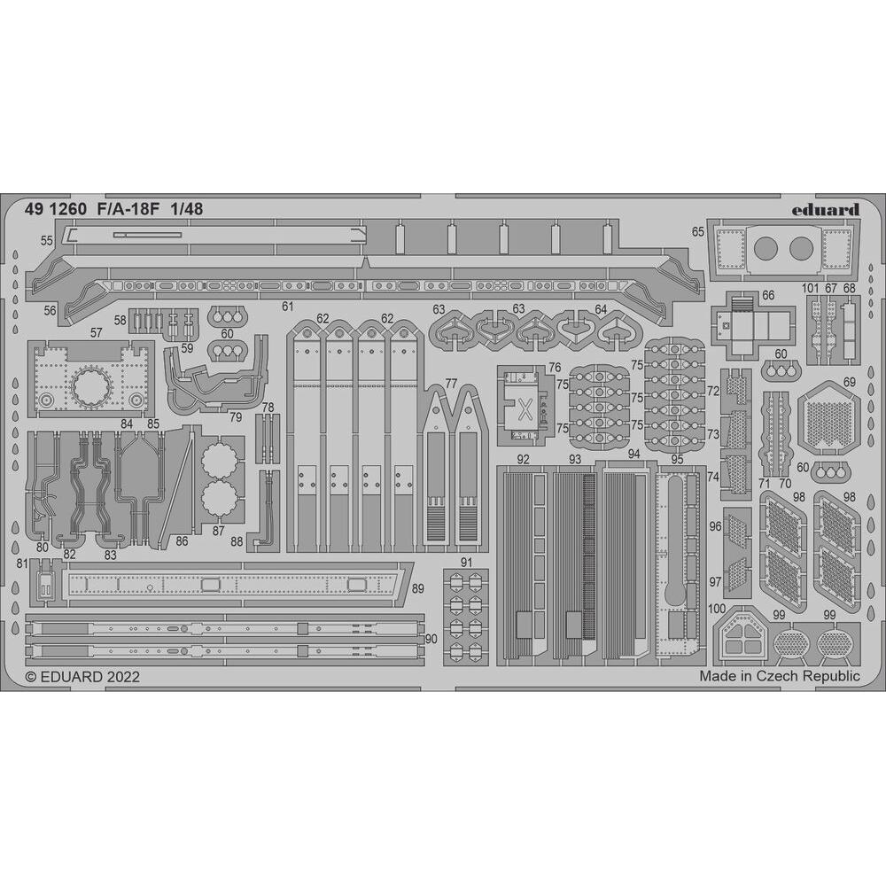 Eduard F/A-18F for HOBBY BOSS