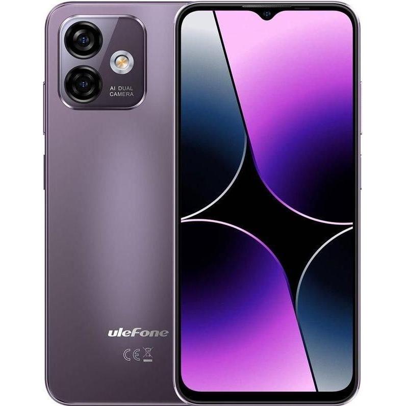 Ulefone Note 16 Pro (128 GB, Violett, 6.52", Dual SIM, 50 Mpx, 4G), Smartphone, Violett