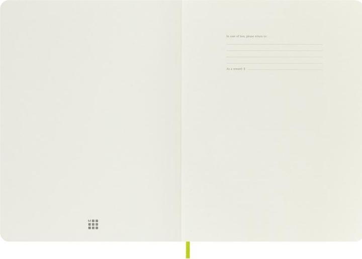 Image du produit Moleskine Carnet de notes HC XL (19 x 25 cm, À rayures, Couverture souple)