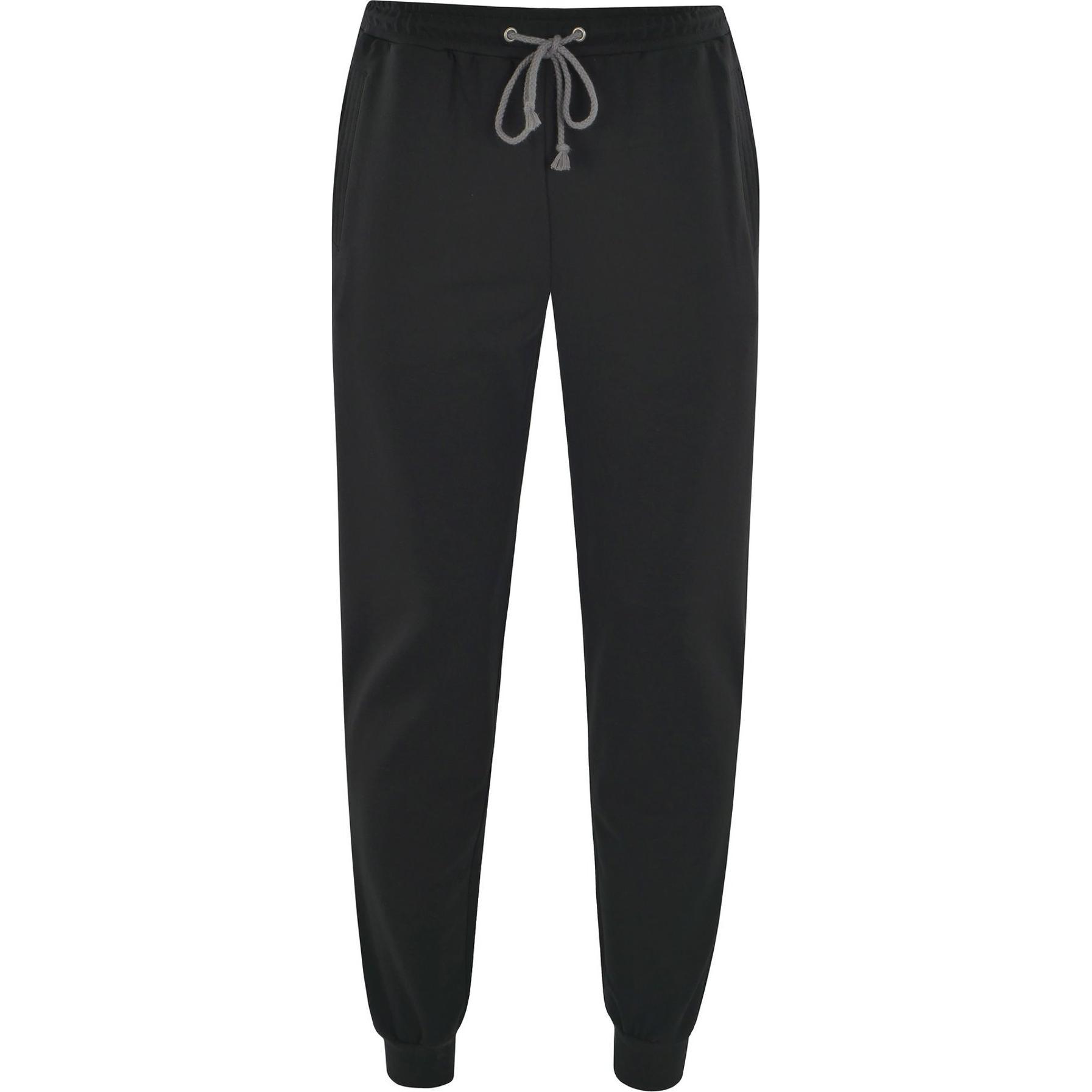 Hajo, Herren, Hosen, Jogginghose Sportlich Bequem sitzend - 16203, Schwarz, (52, L)