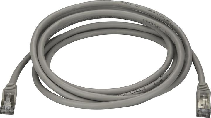 Actual product image StarTech Patch Cable Cat6a 3m Grey (STP, CAT6a, 3 m)