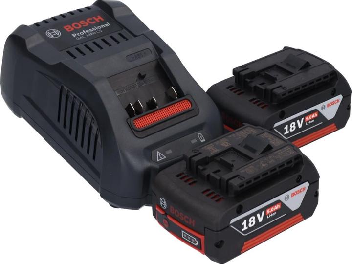 Produktbild Bosch Professional Bosch GWS 18V-10 Professional Akku Winkelschleifer 18 V 115 mm Brushless + 2x Akku 5,0 Ah + (115 mm)