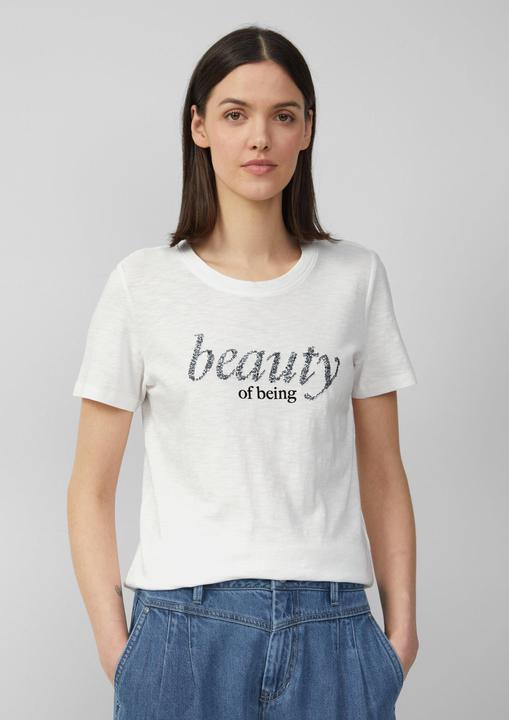 Produktbild S.Oliver T-Shirt Jersey-T-Shirt mit Schriftprint und Pailletten (32)
