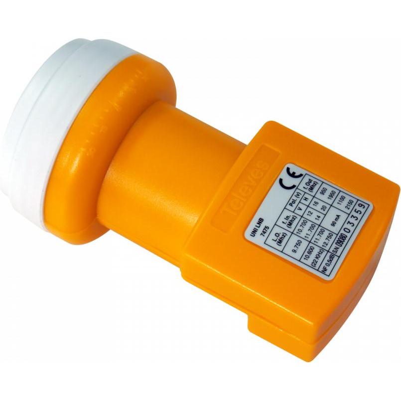 Thumbnail - Nenurodyta Konverter LNB für einzelne Fernseher (Single LNB, 40mm), LNB, Orange