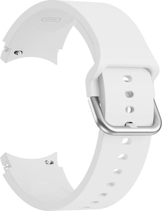 Actual product image Tech-Protect Smartwatch Samsung Galaxy Watch 4 Strap, White Colour (TPU)