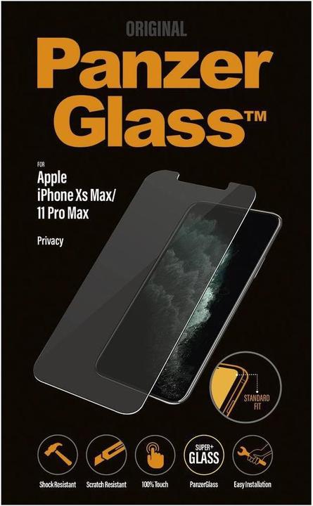 Produktbild PanzerGlass Privacy (1 Stück, Apple iPhone XS Max, Apple iPhone 11 Pro Max)