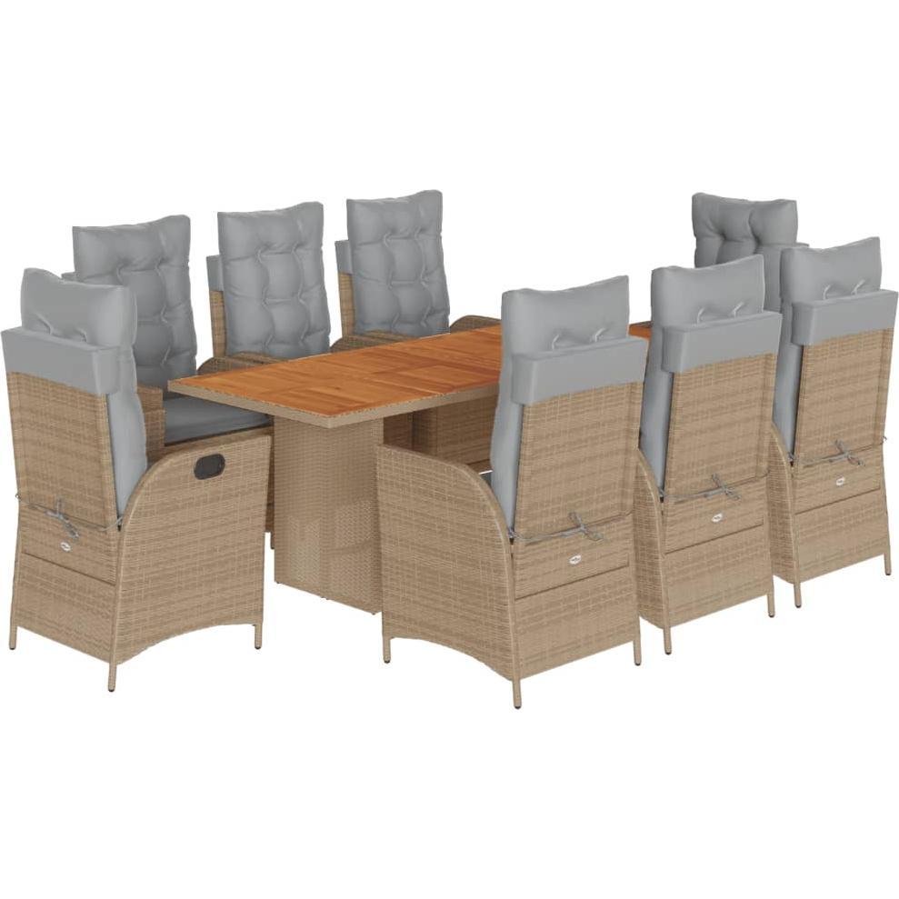 VidaXL, Gartentisch + Balkontisch, Irwinn (80 cm)
