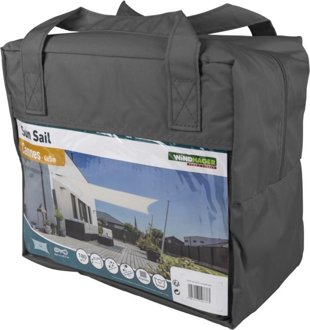Produktbild Windhager Sun Sail CANNES Rechteck (4 x 5 m)