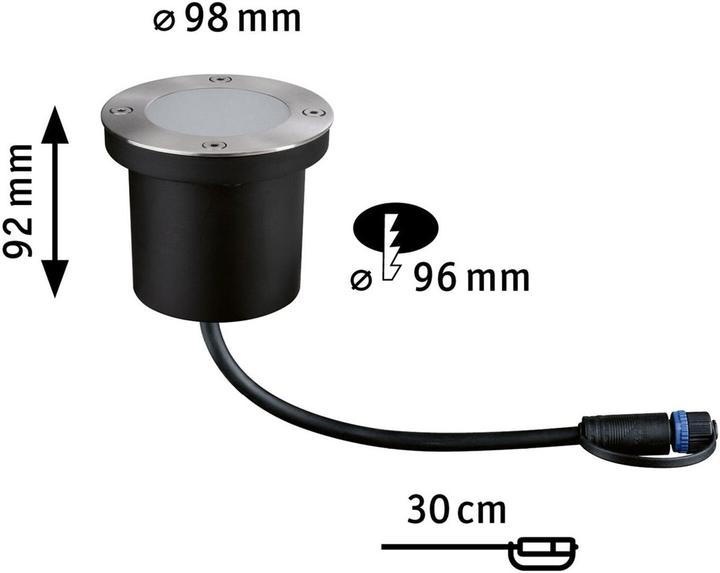 Produktbild Paulmann Outdoor Plug & Shine Floor Insect Friendly (360 lm, IP67)