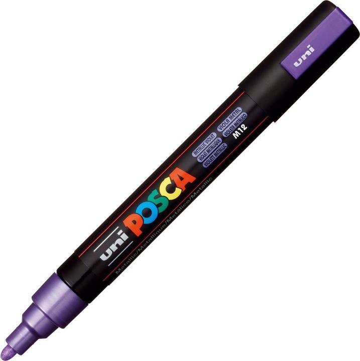 Actual product image Posca Medium marker PC-5M (Violet, 2.50 mm, 1 x)