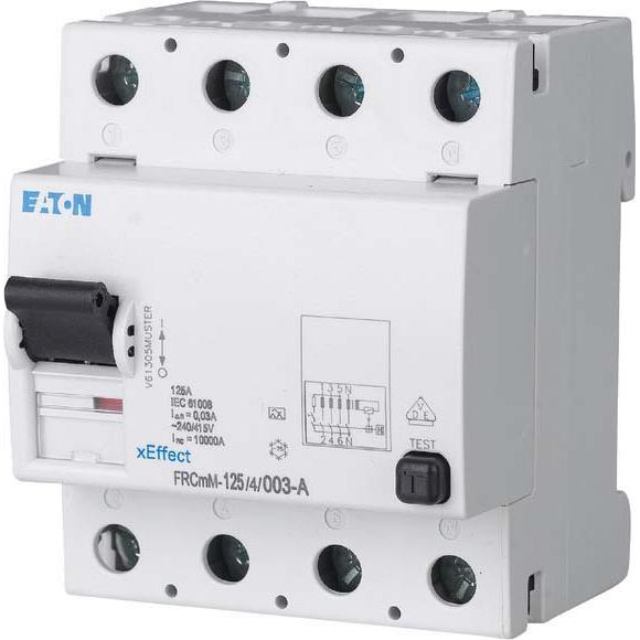Eaton, Schutzschalter, FI-Schalter, 125A, 4p, 100mA, Typ S/A 171181