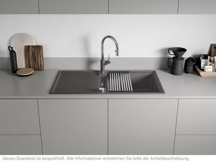 Produktbild Blanco ADIRA XL 6 S | SILGRANIT anthrazit | Einbauart: Einbau von Oben | reversibel | mit Ablauffern (Einbauspüle mit Abtropffläche, 100 cm, 50 cm)