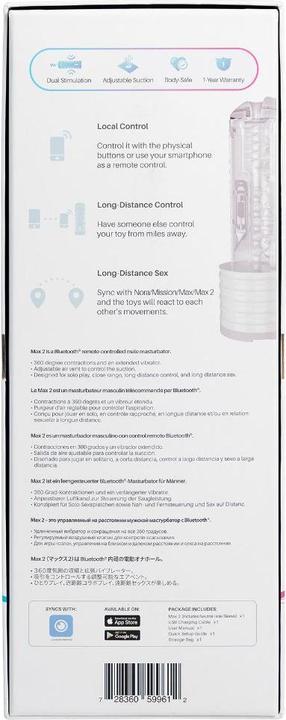 Actual product image Lovense Max 2
