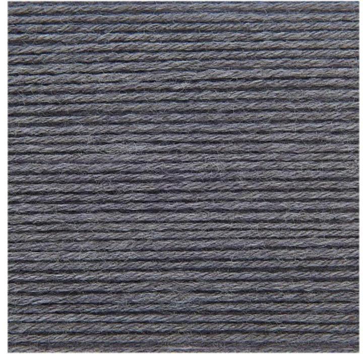 Actual product image Rico Design Wool Bamboo Uni for socks 100 g, medium grey (420 m)