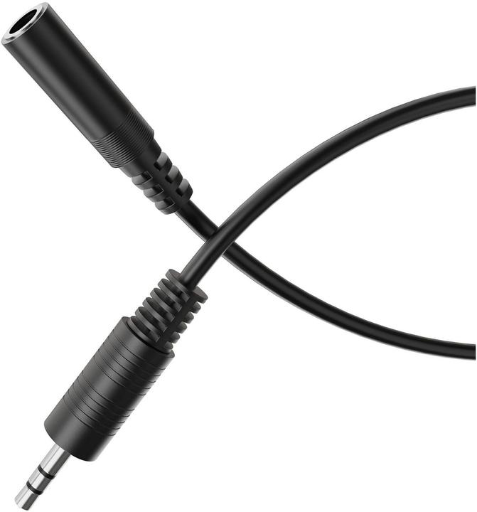 Actual product image HDgear Audio-Kabel 3.5 mm Klinke - Klinke 3.5 mm, female 0.5 m (0.50 m, Extension)