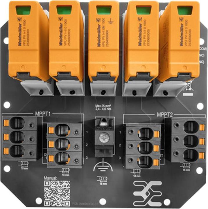 Produktbild Weidmüller WEIDMÃLLER PVNDC2IN/1OUTX22MPPT