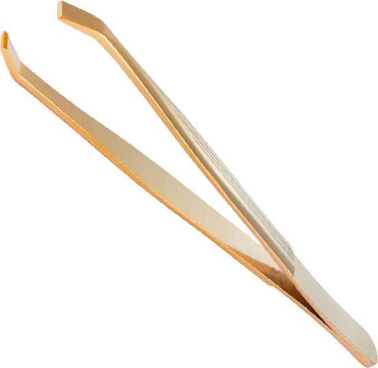 Actual product image Canal instrumente Tweezers claw shape gold plated