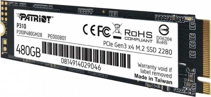 Produktbild Patriot SSD P310 M.2 2280 480GB (480 GB, M.2 2280)
