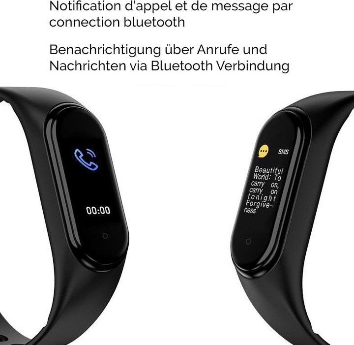 Image du produit PhoneLook Active Fitness Tracker M5 Bracelet sportif intelligent Montre connectée Bluetooth
