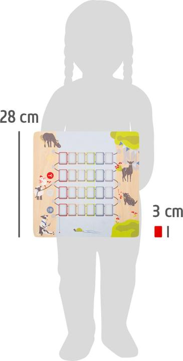 Actual product image small foot Bridge game "4 Friends (English, German, 2 - 4 Players)