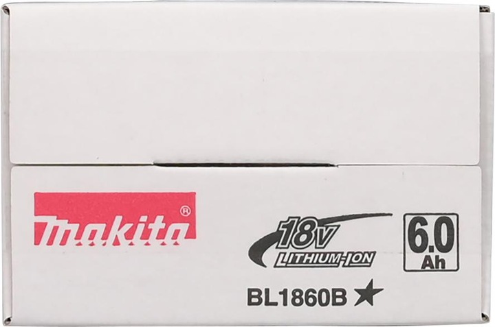 Actual product image Makita BL1860B (18 V)