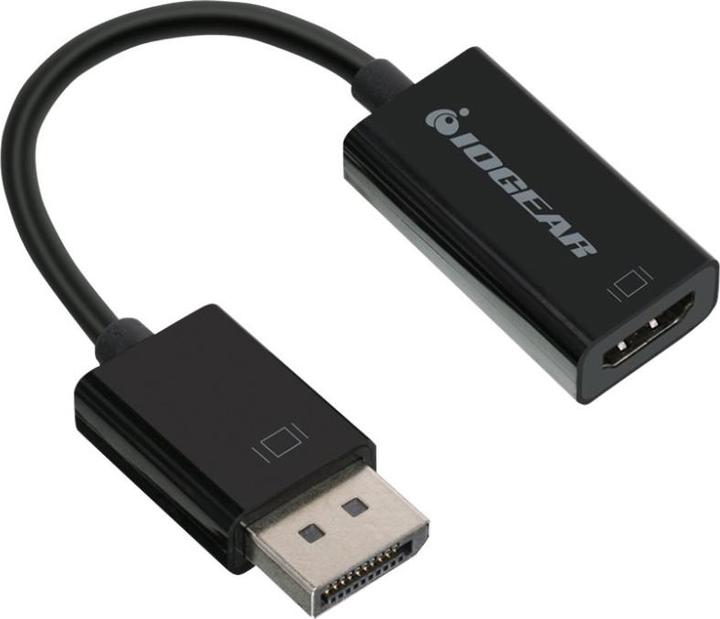 Actual product image Iogear GDPHD4KA Video Cable Adapter DisplayPort HDMI (0.09 m)
